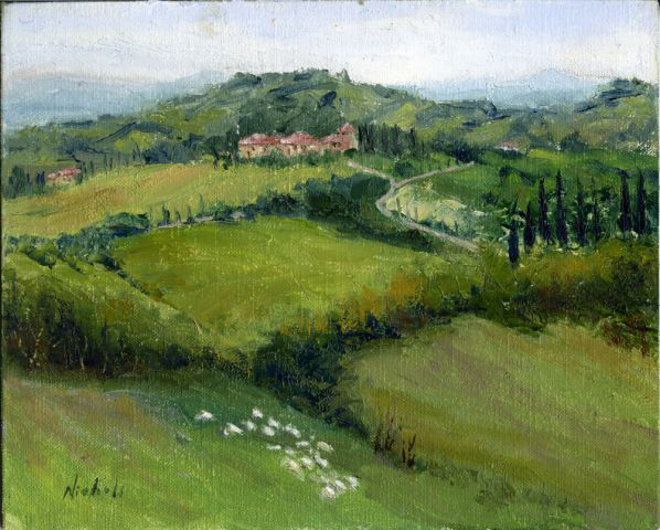 Tuscany Fields by Dave Nichols